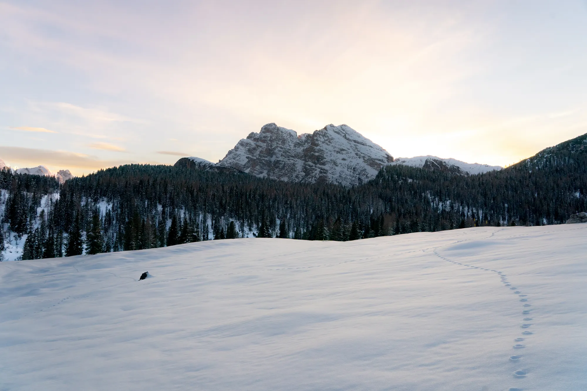 Gipfel im Abendlicht