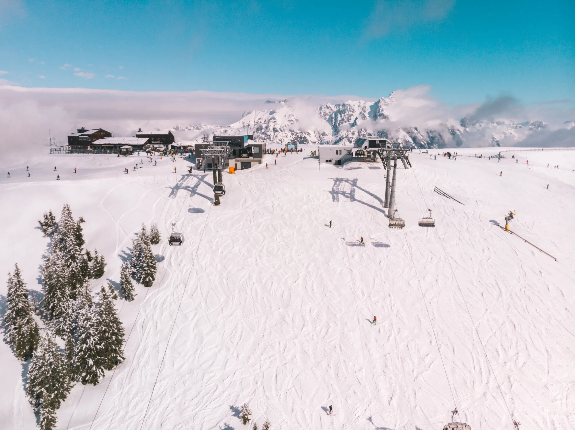 Skigebiet (Luftbild)